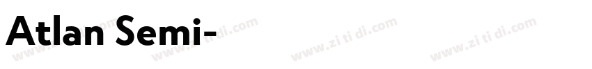Atlan Semi字体转换